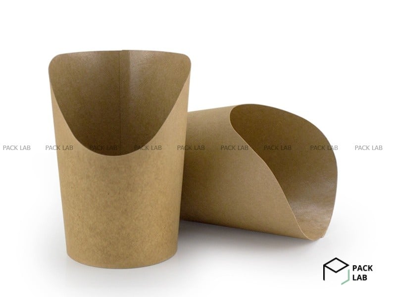 Paper cup for snacks kraft 400 ml